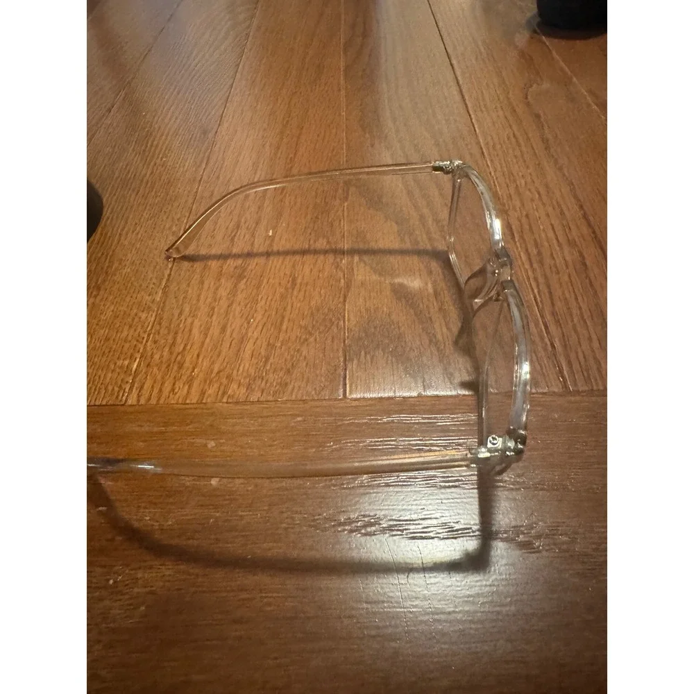 Womens Fashion Clear Transparent Square Frame Glasses 100% UV Protection